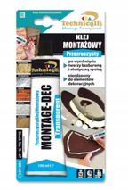 Klej montazowy przezroczysty 100ml - TECHNICQLL TCHR-147