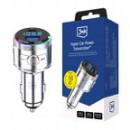 Transmiter 3w1 48W QC PD PPS USB-C USB-A 3mk Hyper Car Power Transmitter - 3MK TRANSMITERFM — zdjęcie 2