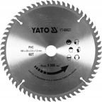 Tarcza do Cięcia PVC 185/60T 20MM - YATO YATYT-60627 — zdjęcie 4