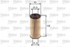 Filtr oleju wkład - VALEO 586553 — zdjęcie 2