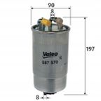 Filtr paliwa diesel przepływowy - VALEO 587570 — zdjęcie 2