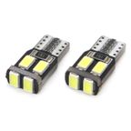 Żarówki LED CANBUS 6SMD 5730 T10 W5W White - AMIO AMI01622 — zdjęcie 4