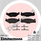 Klocki hamulcowe - ZIMMERMANN 20887.150.1 — zdjęcie 2
