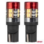 Żarówki LED CANBUS T10 W5W 9 SMD 3030 White 12V 24V - AMIO AMI04242 — zdjęcie 2