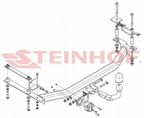 Hak holowniczy kula-A przykręcana - STEINHOF STEH-069 — zdjęcie 3