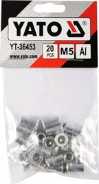 Nitonakretki aluminiowe m5, 20szt - YATO YATYT-36453 — zdjęcie 2