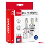 Żarówki samochodowe LED seria X2 H4/H19 6500K Canbus - AMIO AMI02972 — zdjęcie 4