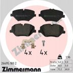 Klocki hamulcowe - ZIMMERMANN 26695.180.2