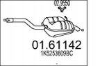 Tłumik końcowy golf v 1.6 - MTS 01.61142