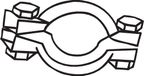 Obejma układu wydechowego - BOSAL BOS254-386