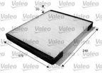 Filtr kabinowy 243x204x19 - VALEO 715592 — zdjęcie 2