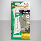 Silikon sanitarny biały 70ml - TECHNICQLL TCHS-089
