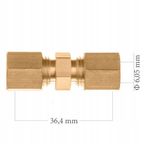Lacznik do rury cu 6,00 mm l-153 - WP WPH5-600-153 — zdjęcie 2