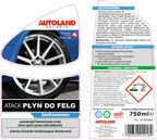 Płyn do mycia felg atack 750ml - AUTOLAND AUT127020599