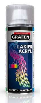 Lakierowniczy w sprayu 400ml biały poly.ral9010 - GRAFEN GRFGPSP26 — zdjęcie 2
