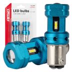 Żarówki LED CANBUS 1157 BAY15D P21/5W 4SMD 1860 White 12V 24V - AMIO AMI04253 — zdjęcie 2