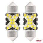 Żarówki LED CANBUS Festoon C5W 12SMD 2016 31mm White 12V 24V - AMIO 04235 — zdjęcie 2
