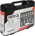 Komplet kluczy do spustu oleju 12cz. - YATO YATYT-0600 — zdjęcie 2