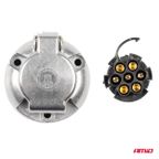 Gniazdo elektr haka aluminiowe 7 pin - AMIO AMI03217 — zdjęcie 4