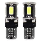 Żarówki LED CANBUS 5SMD 5730 T10 W5W White - AMIO AMI01628