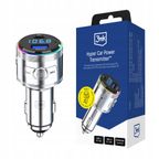 Transmiter 3w1 48W QC PD PPS USB-C USB-A 3mk Hyper Car Power Transmitter - 3MK TRANSMITERFM