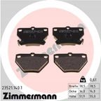 Klocki hamulcowe - ZIMMERMANN 23521.140.1 — zdjęcie 2