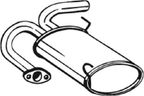 Tłumik układu wydechowego tył - BOSAL BOS145-075
