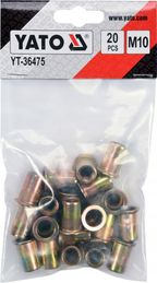 Nitonakretki stalowe m10, 20szt - YATO YATYT-36475