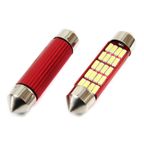 Żarówki LED CANBUS 4014 20SMD Festoon C5W C10W C3W 41mm White 12V 24V - AMIO AMI01634 — zdjęcie 2
