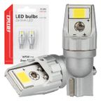 Żarówki LED CANBUS T10 W5W 2SMD 3570 White 12V 24V - AMIO AMI04256