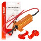 Rezystor CANBUS opornik do żarówek LED 8ohm 50W - AMIO AMI04095
