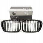 Grill bmw podwójna listwa, czarny połysk, bmw 5 e39 - SKV 66SKV161
