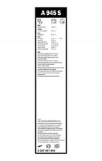 Pióro wycieraczki Aerotwin, komplet - BOSCH 3 397 007 945 — zdjęcie 5