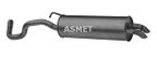 Tłumik układu wydechowego tył - ASMET ASM03.056