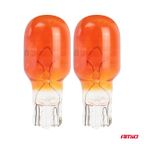Żarówki halogenowe T15 WY16W W2.1x9.5d 12V 2 szt. - AMIO AMI02550 — zdjęcie 2