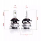 Żarówki LED H7 12V 6000K CANBUS 2 szt. - EINPARTS EPLH53 — zdjęcie 5