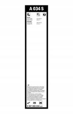 Pióro wycieraczki Aerotwin, komplet - BOSCH 3 397 009 034