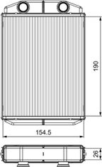Nagrzewnica - VALEO 811553