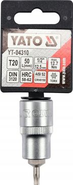 Klucz Trzpieniowy TORX 1/2 T20 L55mm - YATO YATYT-04310 — zdjęcie 3