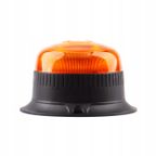 Lampa ostrzegawcza błyskowa mini kogut 18 LED śruby R65 R10 12V 24V W213b - AMIO AMI02926