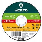 Tarcza tnaca do metalu 125 x 1.5 x 22.2 - VERTO 61H402