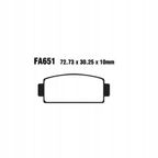 Klocki hamulcowe. moto. - EBC Brakes FA651TT