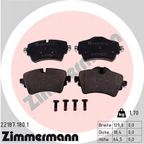Klocki hamulcowe - ZIMMERMANN 22187.180.1