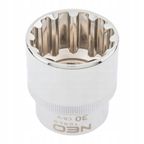 Nasadka spline 1/2, 30 mm - NEO TPX08-598 — zdjęcie 2