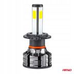 Żarówki samochodowe LED seria COB H7 6500K - AMIO AMI02844 — zdjęcie 4