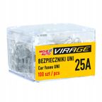 Bezpiecznik plaski uni 25a /100szt/ - VIRAGE AMT94-055