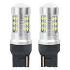 Zarówki LED CANBUS 3030 24SMD T20 7440 W21W White 12V 24V - AMIO AMI01173