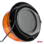 Lampa ostrzegawcza błyskowa kogut 36 LED magnes R65 R10 12V 24V W03m - AMIO AMI02295 — zdjęcie 3