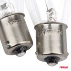 Żarówki halogenowe P21W BA15s 12V 2szt. blister - AMIO AMI03351 — zdjęcie 3