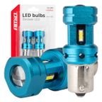 Żarówki LED CANBUS 1156 BA15S P21W R10W R5W 4SMD 1860 White 12V 24V - AMIO AMI04252